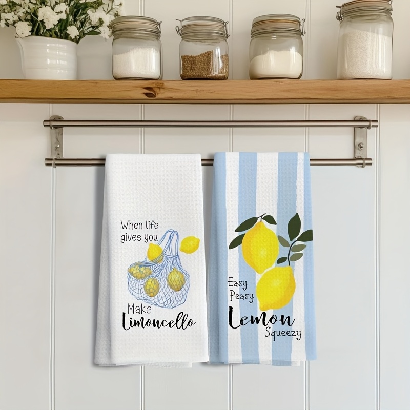 2枚セット、レモンメッシュキッチンタオル、40cm*60cm - Kitchen Baking Decor のレビューと価格