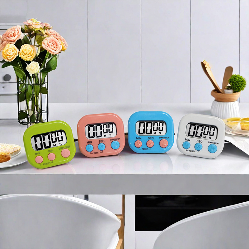 デジタルキッチンタイマー LCDディスプレイ 大音量アラーム - Kitchen Baking Table のレビューと価格