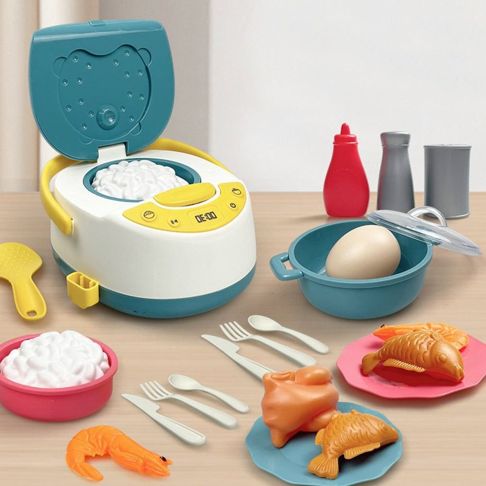面白い多色クッキングプレイセットプラスチック製電子レンジベー - Baking Kitchen For Kids のレビューと価格