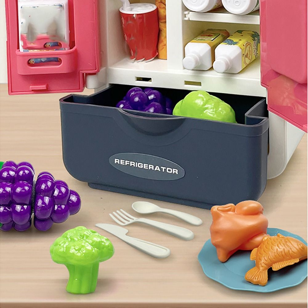 面白い多色クッキングプレイセットプラスチック製電子レンジベー - Baking Kitchen For Kids のレビューと価格