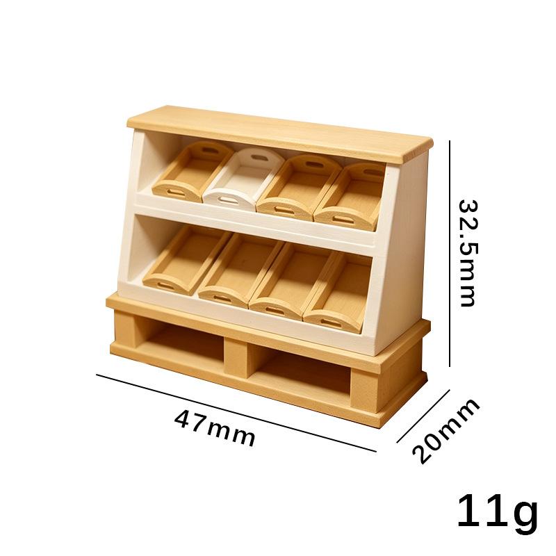 1 個 1 12 ドールハウスケーキキャビネット収納棚モデル - Kitchen Baking Rack のレビューと価格