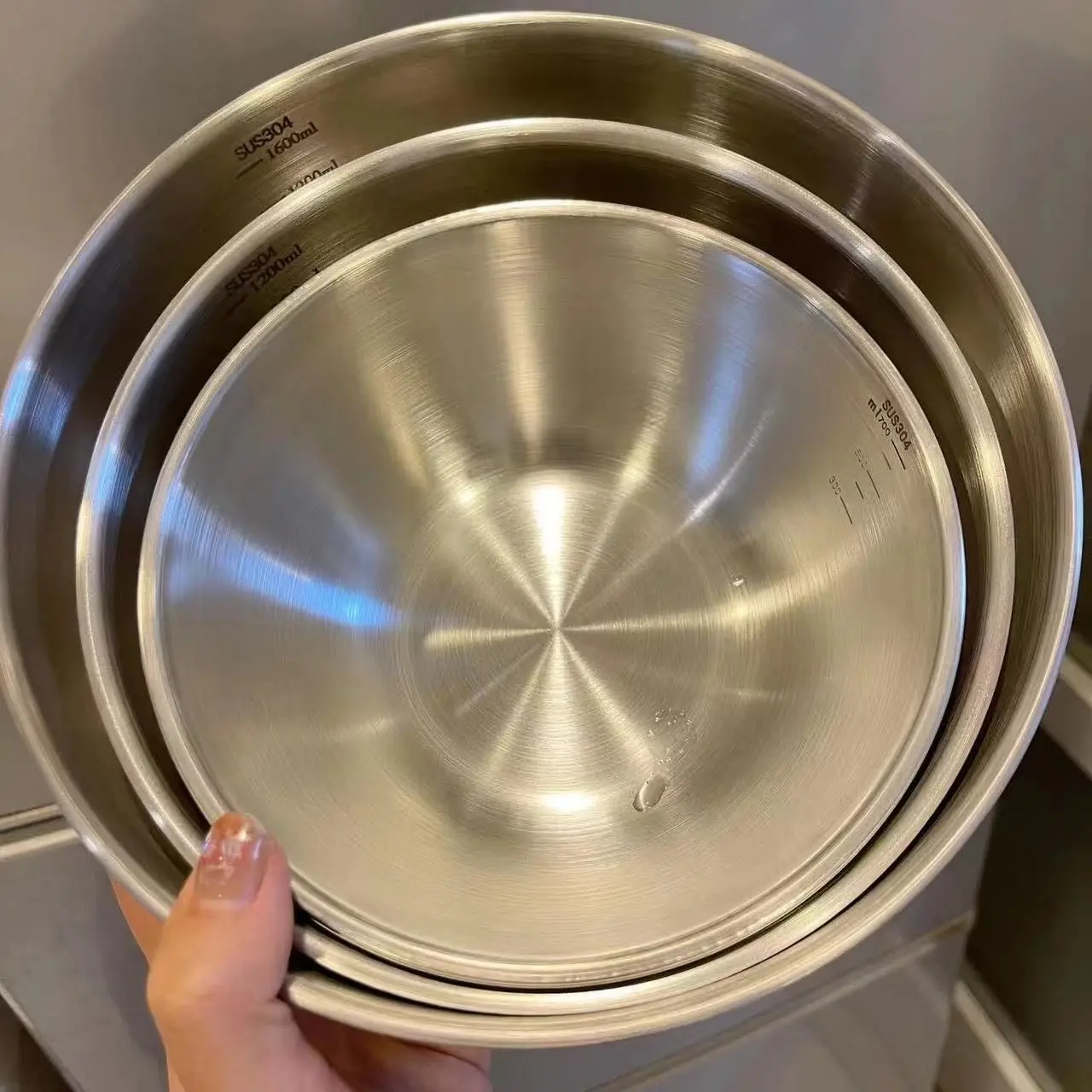 1～3個のステンレス製ボウルセット、計量機能付き、調理、ベー - Stand Mixer Bowl のレビューと価格