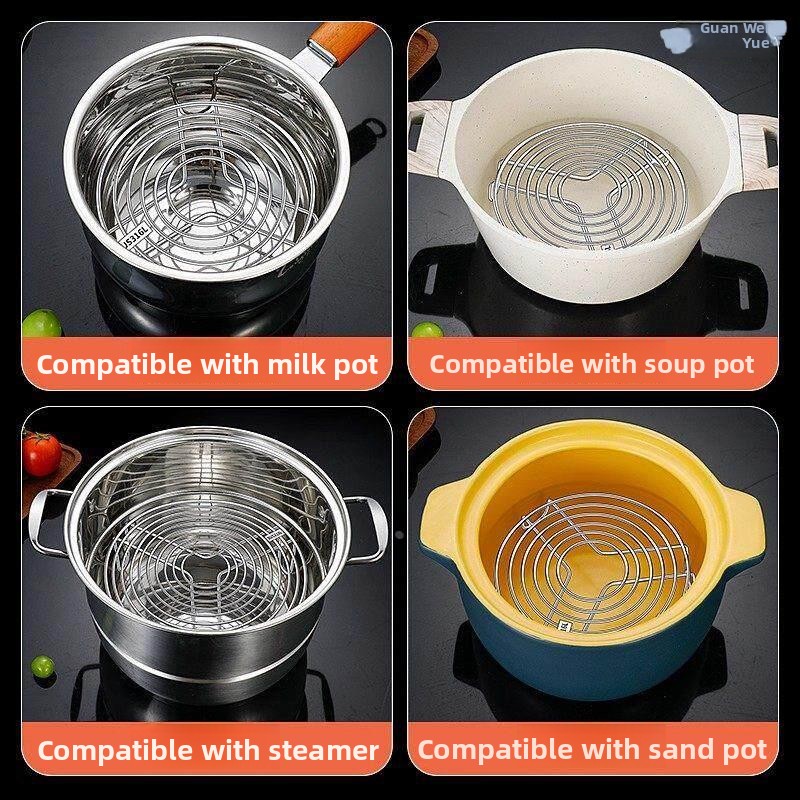 ステンレス鋼蒸し器ラックキッチンアクセサリーベーキングマット - Kitchen Baking Rack のレビューと価格
