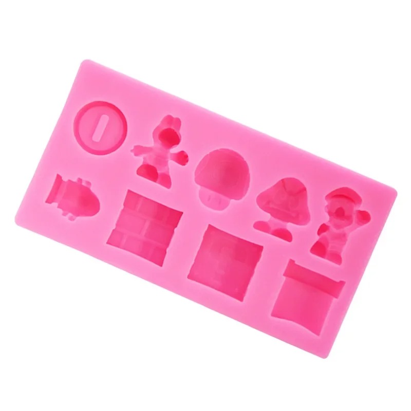 3D スーパーマリオブラザーズケーキ型漫画かわいいアニメシリ - Kitchen Baking Supplies のレビューと価格