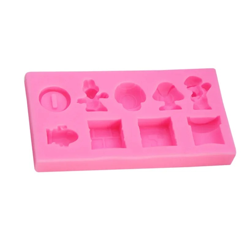3D スーパーマリオブラザーズケーキ型漫画かわいいアニメシリ - Kitchen Baking Supplies のレビューと価格