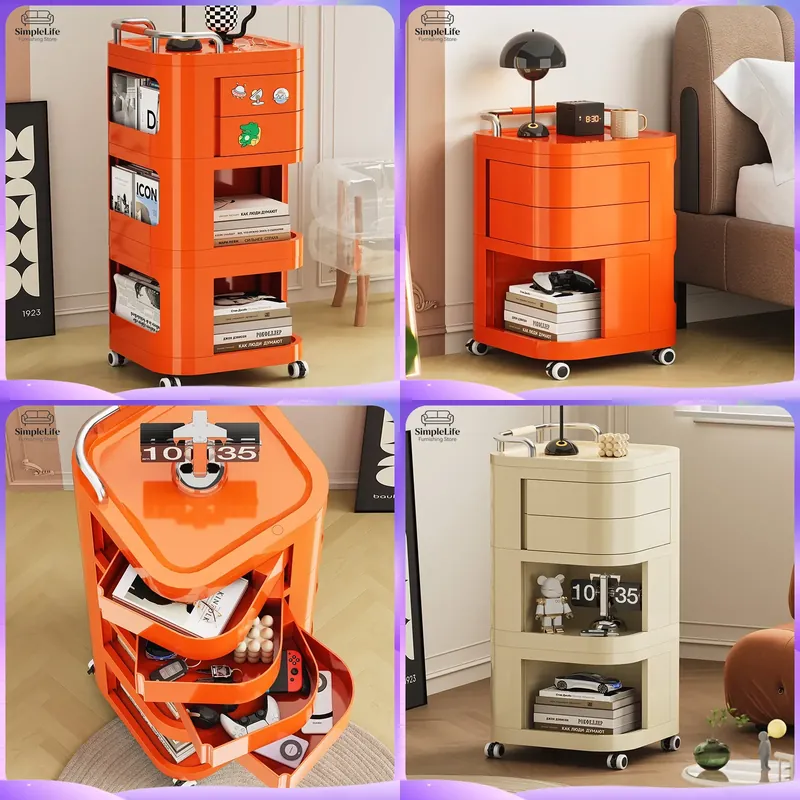 キッチンカート（ホイール付き）、移動式収納トロリー、調理・製 - Kitchen Baking Trolley のレビューと価格