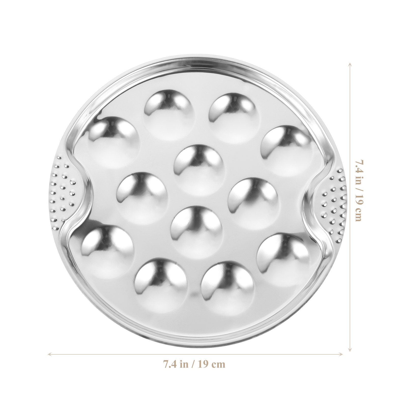 ステンレス製12ポジションエスカルゴ皿、オーブンからテーブル - Kitchen Baking Table のレビューと価格