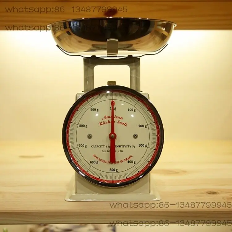 メタルキッチンカールレトロベーキング計量スケールレストランプ - Kitchen Baking Table のレビューと価格