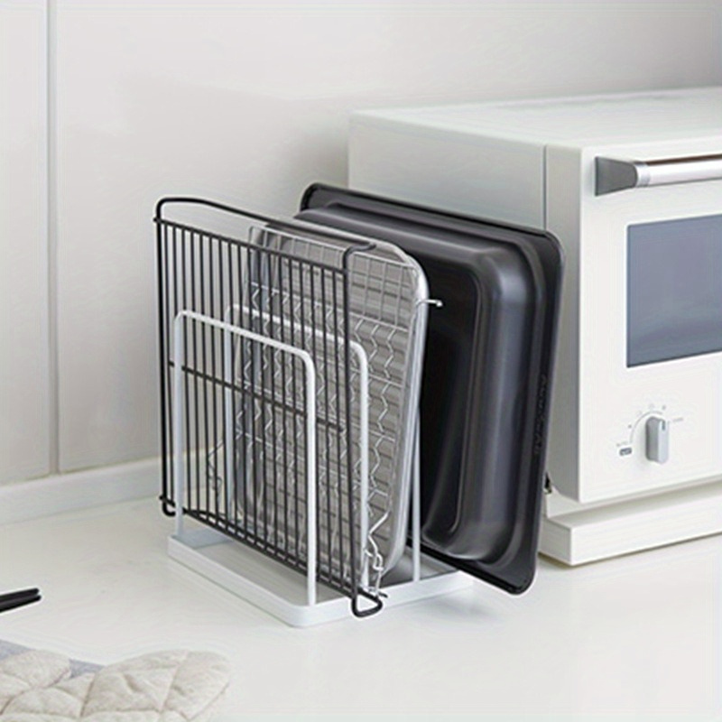 垂直まな板ラック 4 層キッチントレイベーキングトレイオーガ - Kitchen Baking Rack のレビューと価格
