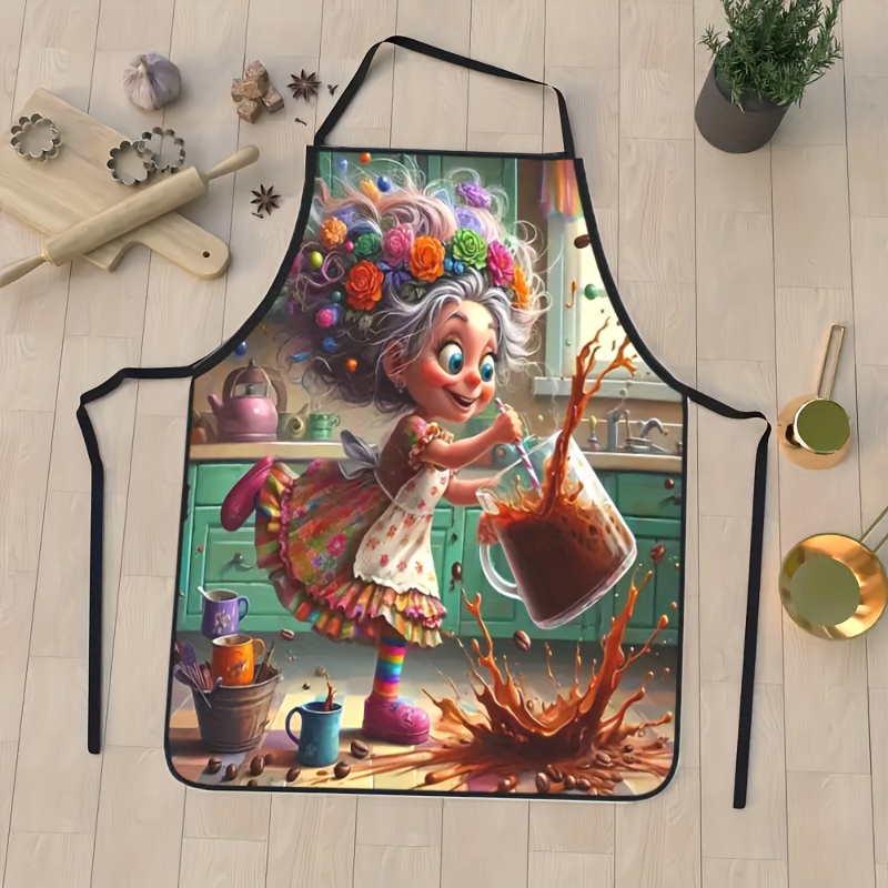 かわいい魔女調理用キッチンエプロン - 面白いファンタジーグ - Kitchen Witch Baking のレビューと価格