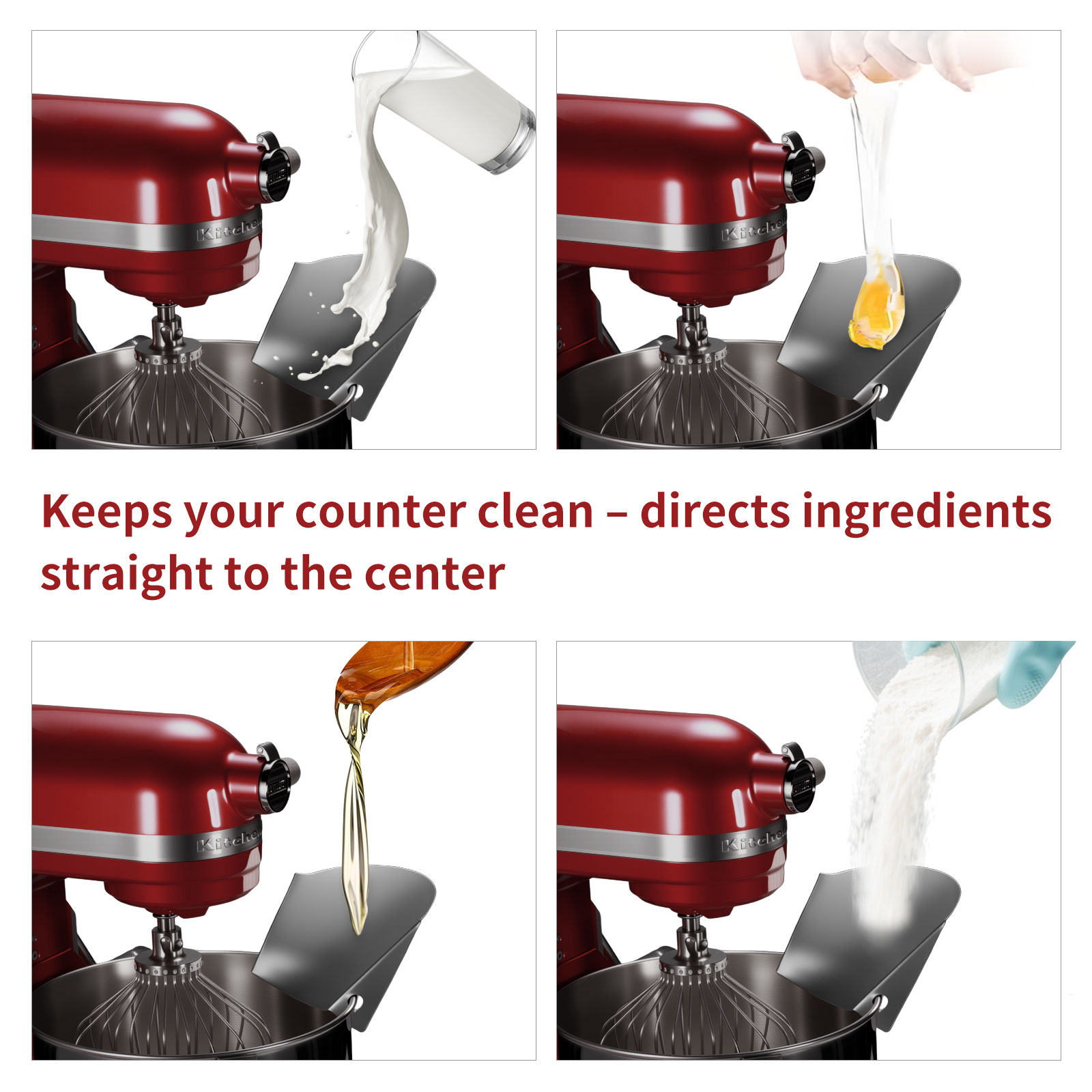 スタンドミキサー用ステンレススチール製ティッピングガード1個 - Stand Mixer Bowl のレビューと価格
