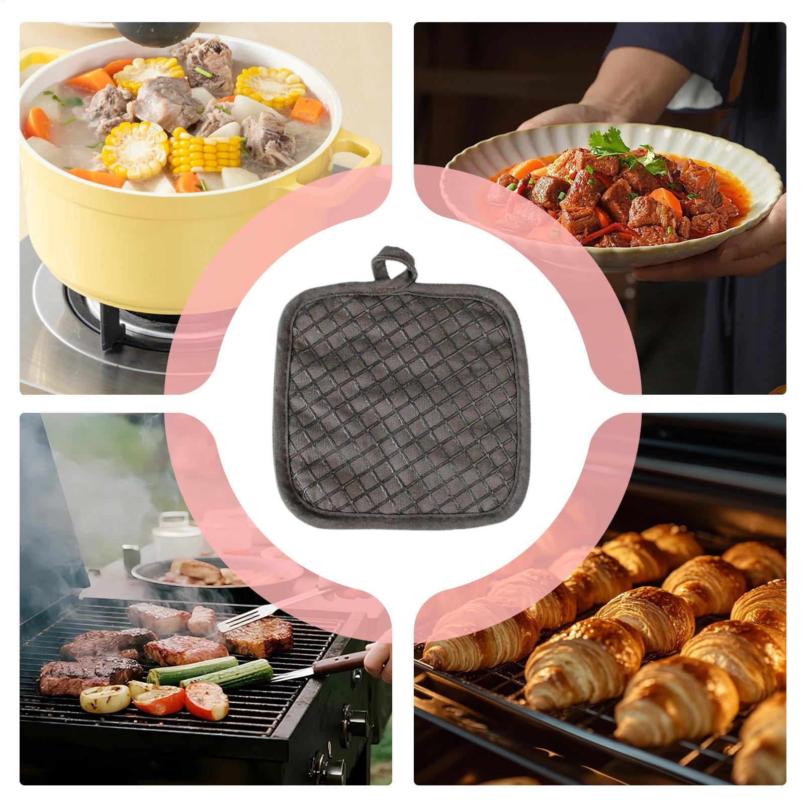 キッチンポットホルダー、滑り止めオーブンミット、耐熱ホットパ - Kitchen Baking Table のレビューと価格