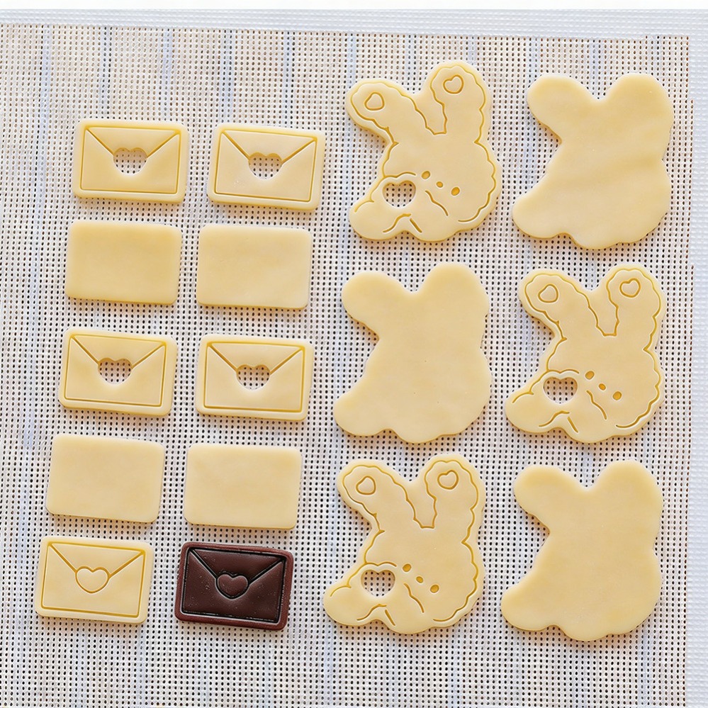 バレンタインデーのクッキーカッター ウサギのビスケット型スタ - Kitchen Baking Supplies のレビューと価格