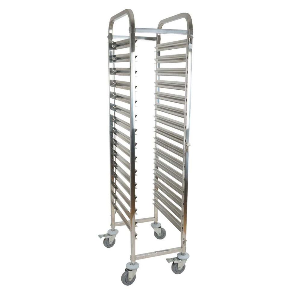 キッチン用品 ステンレス製ラックトレイ台車（ホイール付き）/ - Kitchen Baking Trolley のレビューと価格