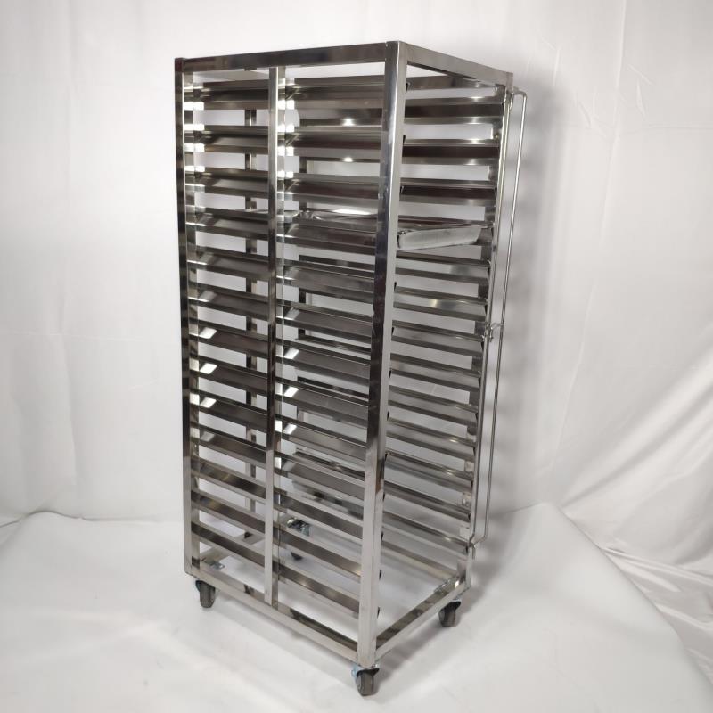 キッチン用品 ステンレス製ラックトレイ台車（ホイール付き）/ - Kitchen Baking Trolley のレビューと価格