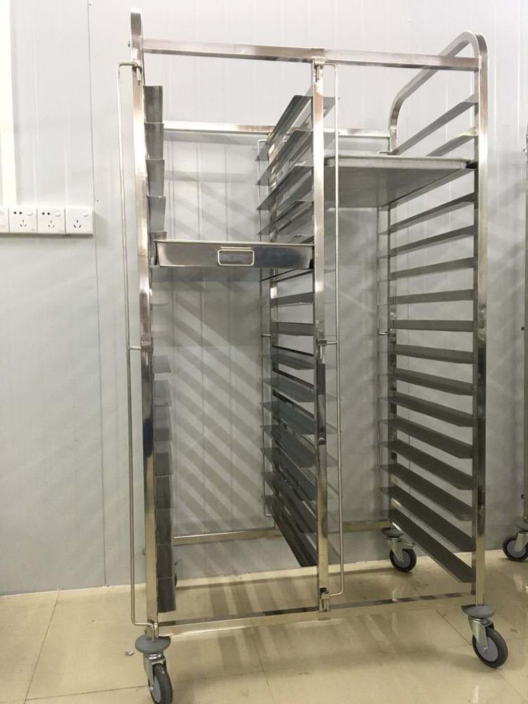 キッチン用品 ステンレス製ラックトレイ台車（ホイール付き）/ - Kitchen Baking Trolley のレビューと価格