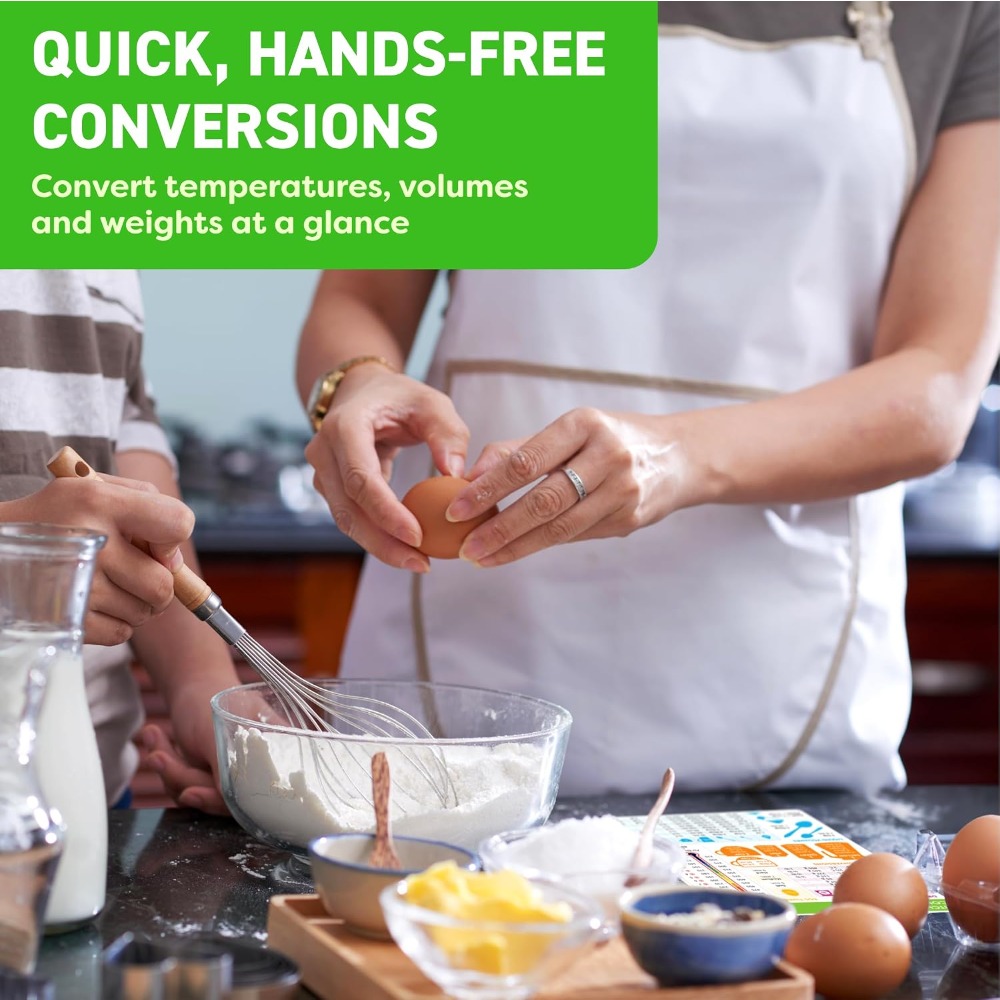 キッチン測定換算表マグネット ベーキング・クッキング用 6x - Kitchen Baking Supplies のレビューと価格