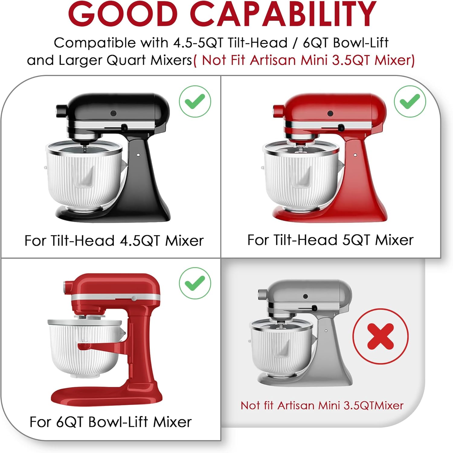 キッチンエイド スタンドミキサー用アイスクリームメーカーアタ - Stand Mixer Bowl のレビューと価格