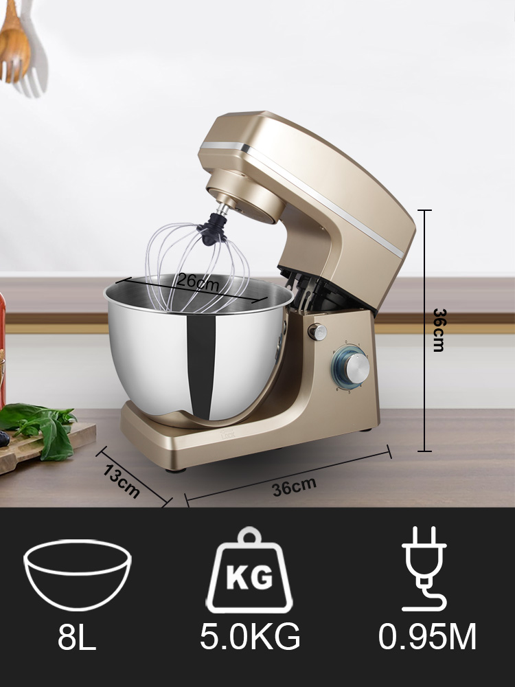 スタンドミキサー Sonifer SF-8066 1500W - Stand Mixer Bowl のレビューと価格