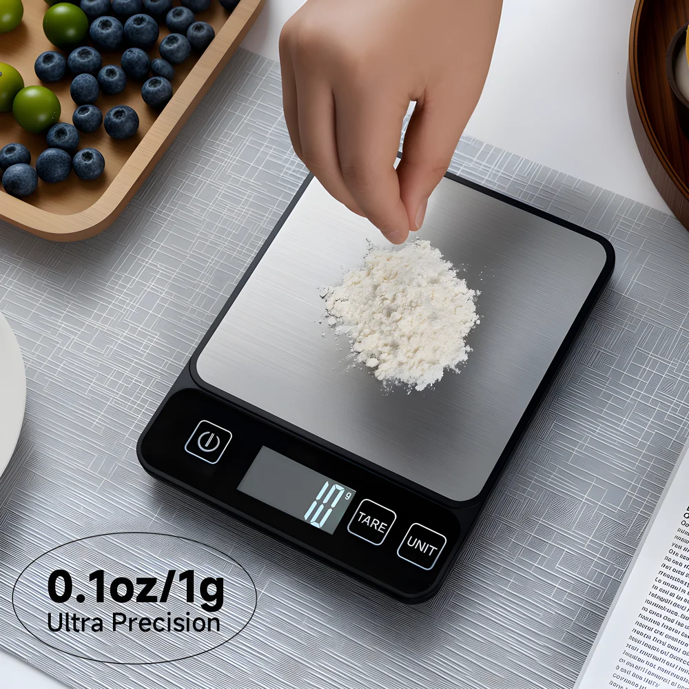 10 キロキッチンスケール LCD デジタルディスプレイ電子 - Kitchen Baking Table のレビューと価格