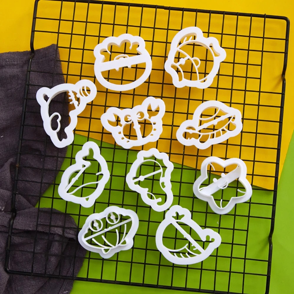 海洋動物クッキーカッター漫画ケーキビスケット型クッキースタン - Kitchen Baking Supplies のレビューと価格
