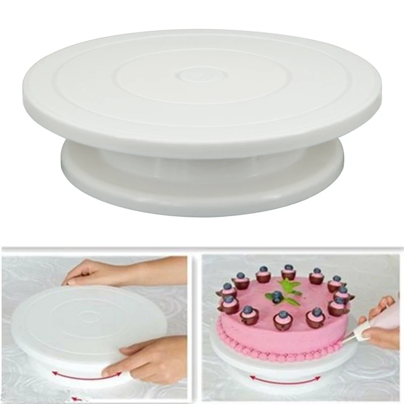 ケーキターンテーブルスタンドケーキデコレーションアクセサリー - Kitchen Baking Table のレビューと価格