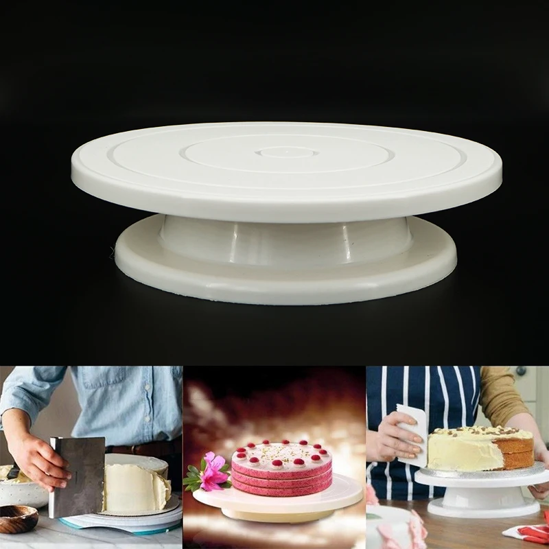 ケーキターンテーブルスタンドケーキデコレーションアクセサリー - Kitchen Baking Table のレビューと価格
