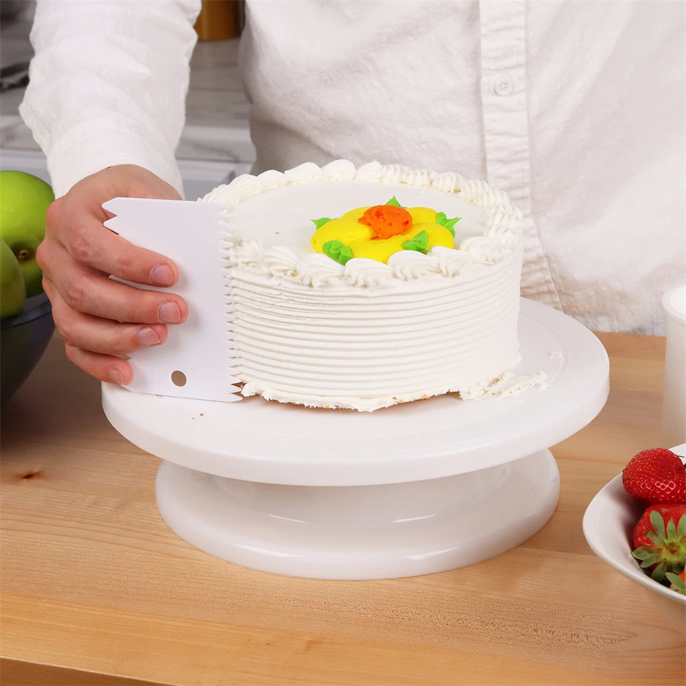 ケーキターンテーブルスタンドケーキデコレーションアクセサリー - Kitchen Baking Table のレビューと価格