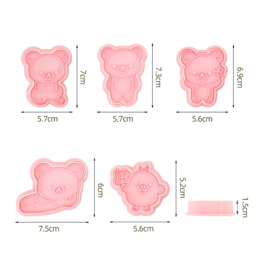 クッキーカッター漫画のクマのビスケット型スタンプキッチンベー - Kitchen Baking Supplies のレビューと価格
