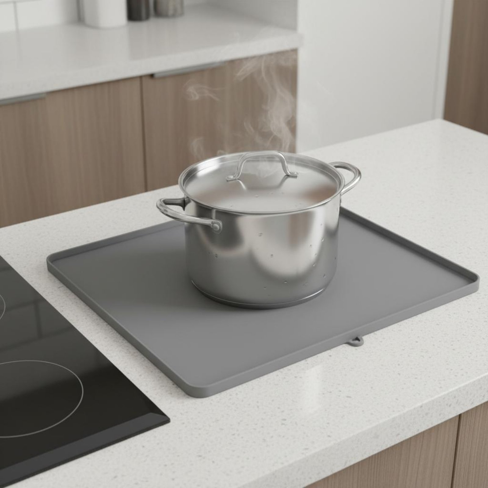 シリコン製電子レンジトップマット 柔軟な電子レンジトッププロ - Kitchen Baking Oven のレビューと価格