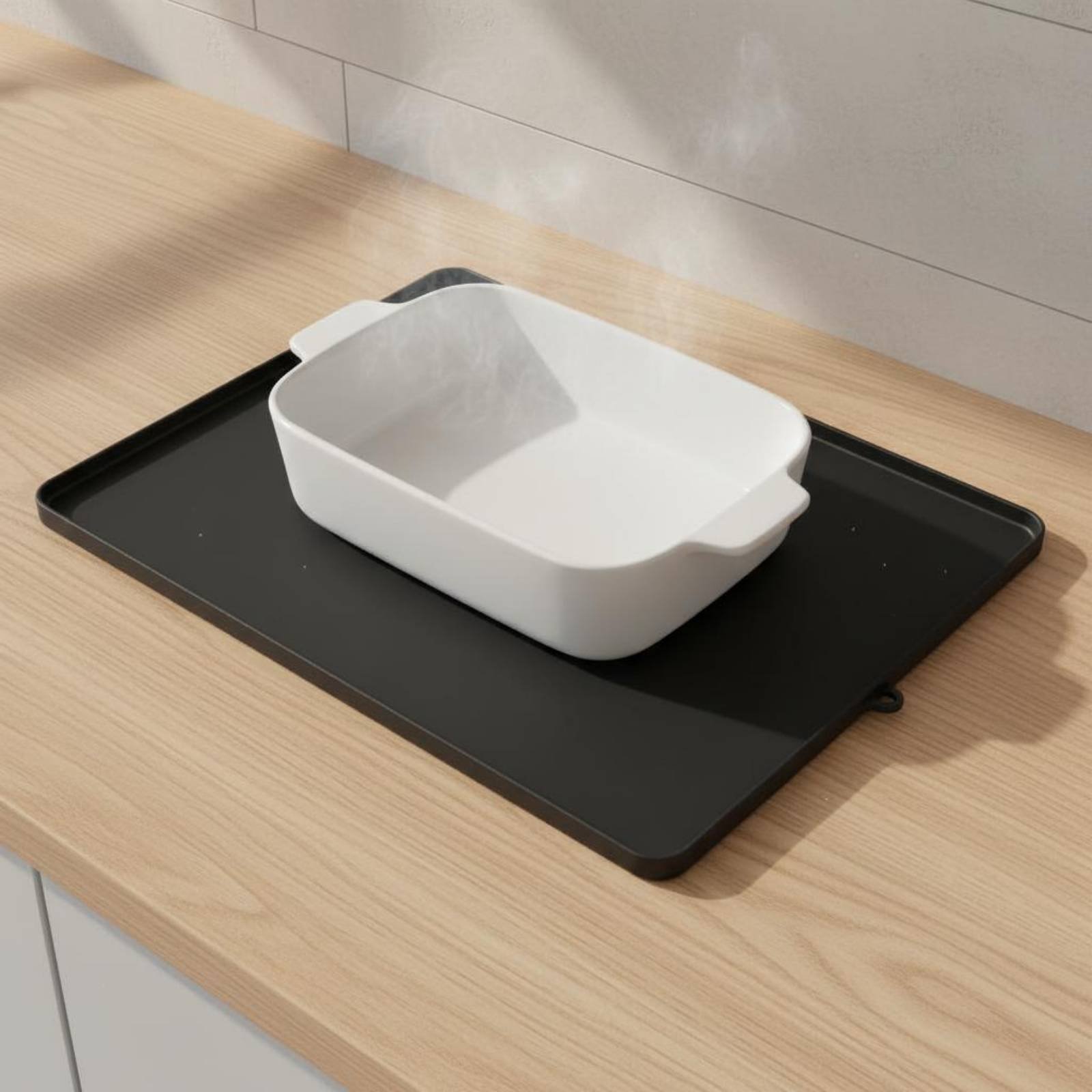シリコン製電子レンジトップマット 柔軟な電子レンジトッププロ - Kitchen Baking Oven のレビューと価格