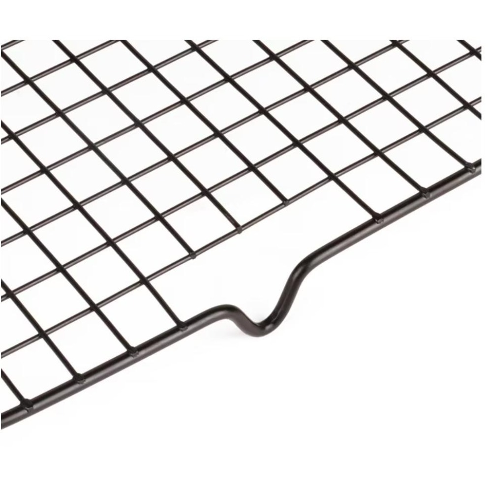 10インチ×16インチ ブラック 長方形冷却ラックセット 2 - Kitchen Baking Rack のレビューと価格