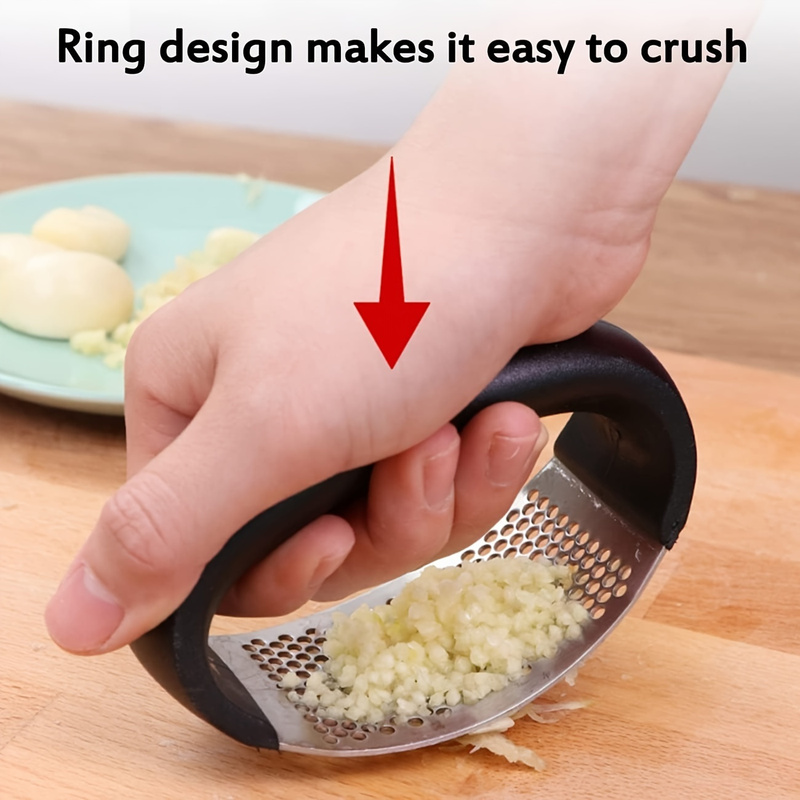 1 ステンレス鋼ガーリックプレス手動野菜カッターフルーツマッ - Kitchen Job のレビューと価格