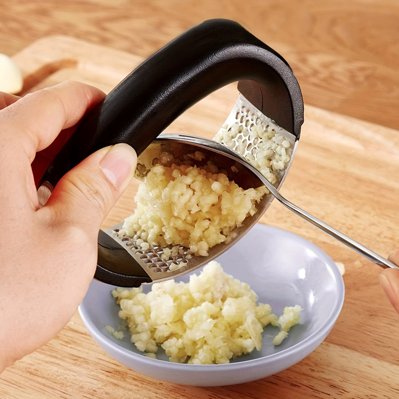 1 ステンレス鋼ガーリックプレス手動野菜カッターフルーツマッ - Kitchen Job のレビューと価格